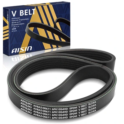 AISIN Serpentine Belt for 2001-2002 International Harvester 9900ix SFA