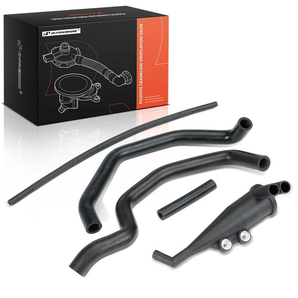 A-Premium APOWS067 Crankcase Breather Vent Valve & Hose
