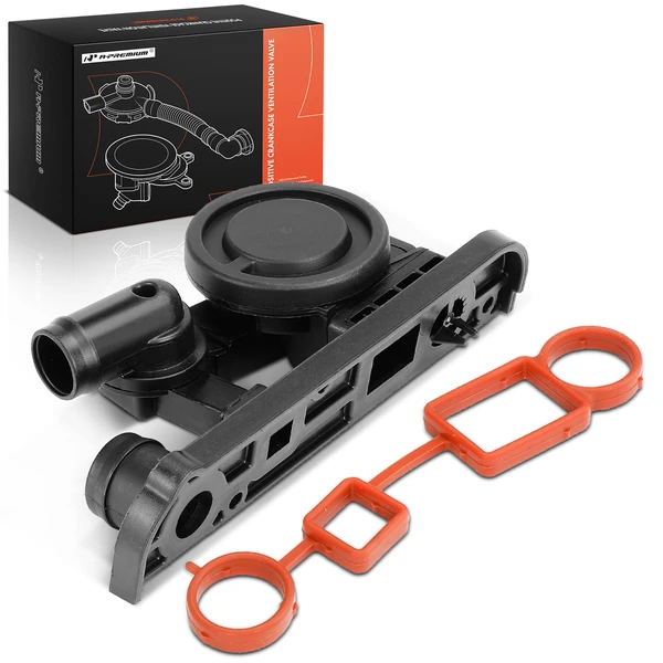 2 Pcs PCV Crankcase Vent Valve Kit for 2006 Audi A3