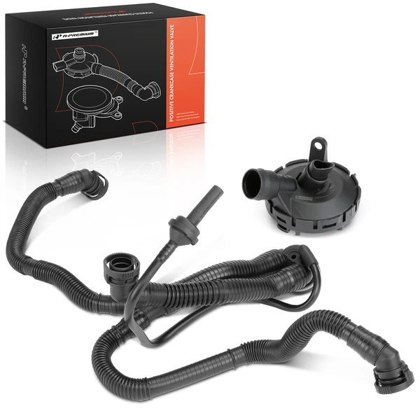 A-Premium APOWS069 2006 Audi A6 Crankcase Breather Hose Valve Kit