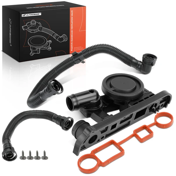 5 Pcs Engine Crankcase Vent Valve Kit for 2005-2006 2008 Audi A4