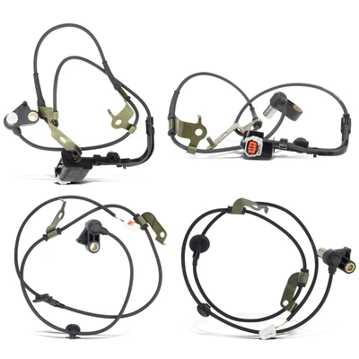 4 Pcs Front & Rear ABS Wheel Speed Sensor