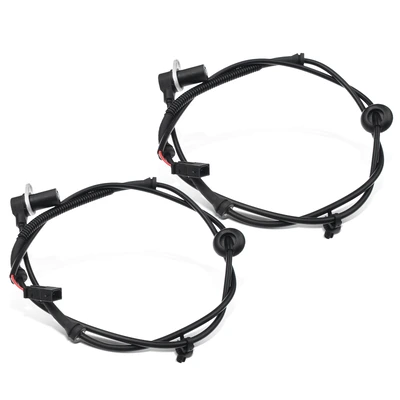 2 Pcs Rear Driver & Passenger ABS Wheel Speed Sensor