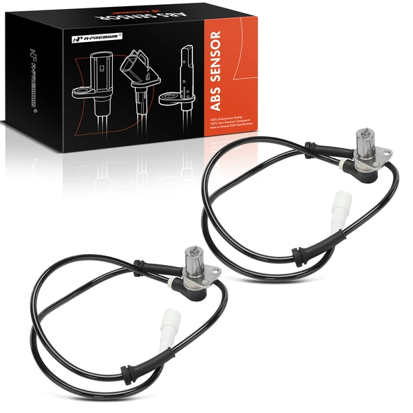 2 Pcs Front ABS Wheel Speed Sensor for 1988-1991 BMW 325iX