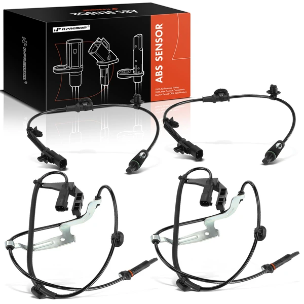 4 Pcs Front & Rear ABS Wheel Speed Sensor for 2019-2023 Ford Ranger