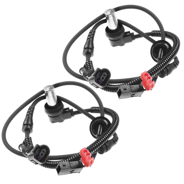 2 Pcs Front Driver & Passenger ABS Wheel Speed Sensor for 1998-2005 Audi A6 Quattro