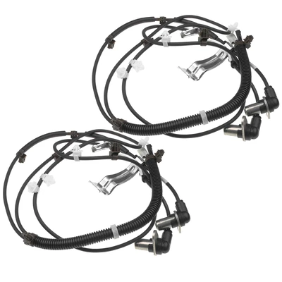 2 Pcs Rear Driver & Passenger ABS Wheel Speed Sensor