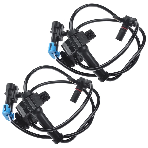 2 Pcs Rear Driver & Passenger ABS Wheel Speed Sensor for 2007-2014 GMC Yukon