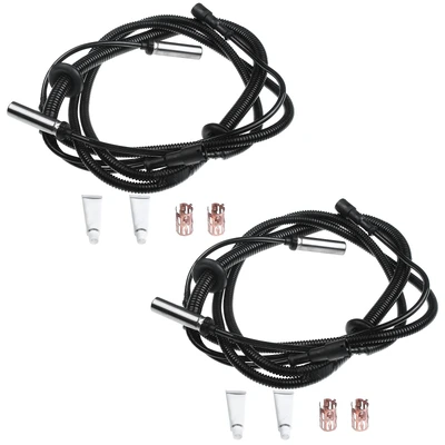 2 Pcs Rear Driver & Passenger ABS Wheel Speed Sensor