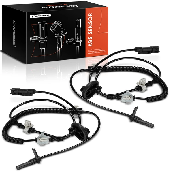 2 Pcs Front Driver & Passenger ABS Speed Sensor for Chevrolet Traverse Buick Enclave 2018-2023