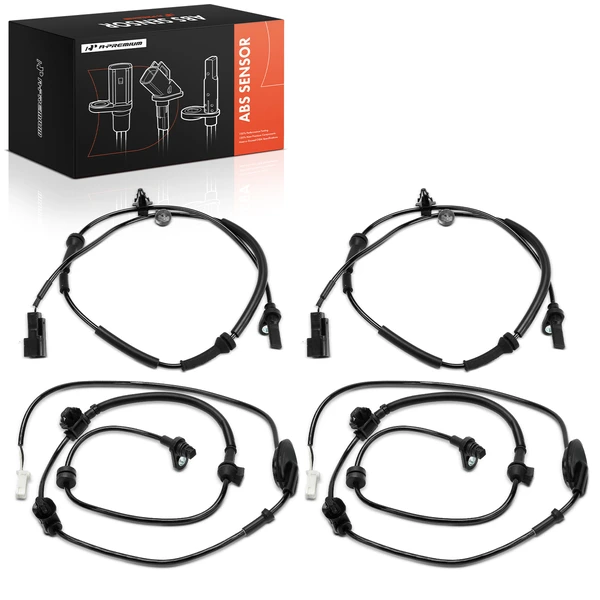 4 Pcs Front & Rear ABS Wheel Speed Sensor for Mazda CX-3 2016-2018