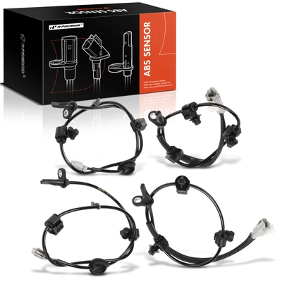 4 Pcs Rear Driver & Passenger ABS Speed Sensor