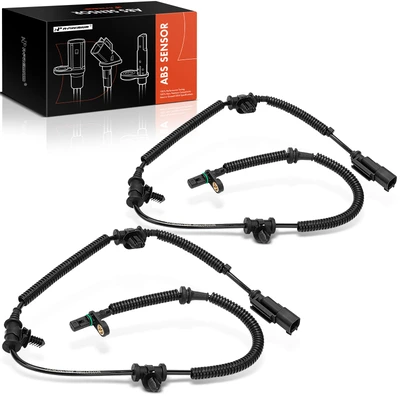 2 Pcs Rear ABS Wheel Speed Sensor