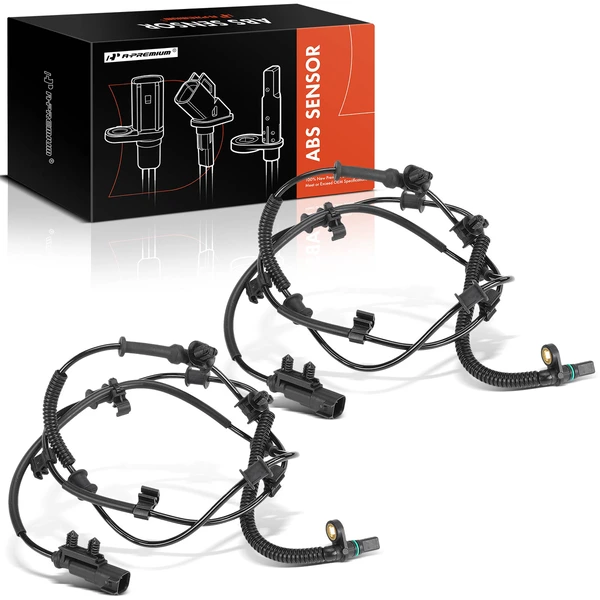 2 Pcs Front ABS Wheel Speed Sensor for 2018-2023 Jeep Wrangler