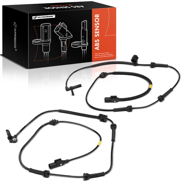 2 Pcs Rear Driver & Passenger ABS Wheel Speed Sensor for Jeep MP Compass 2017-2020