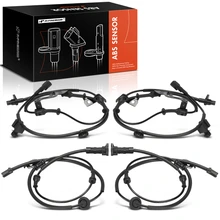 4 Pcs Front & Rear ABS Wheel Speed Sensor