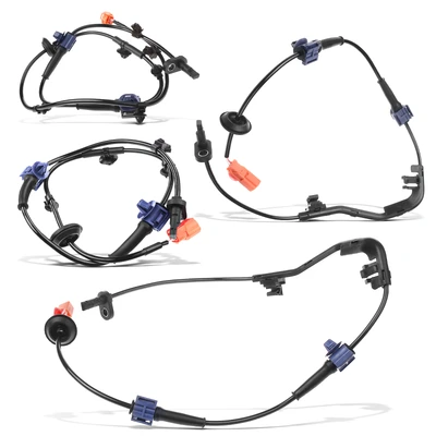 4 Pcs Front & Rear ABS Wheel Speed Sensor