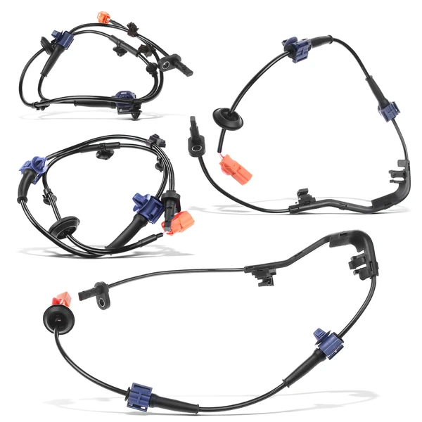 4 Pcs Front & Rear ABS Wheel Speed Sensor for Honda Fit 2007 2008 L4 1.5L