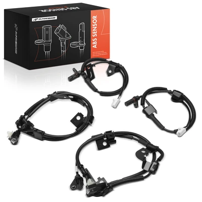 4 Pcs Front & Rear ABS Wheel Speed Sensors