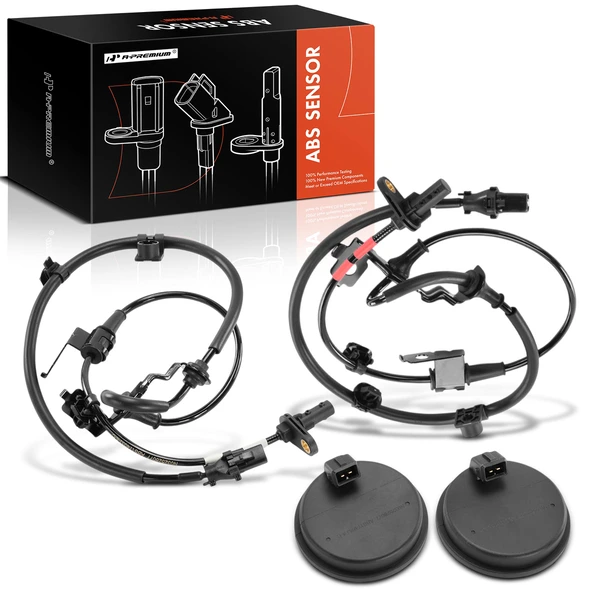 4 Pcs Front and Rear ABS Wheel Speed Sensor for Hyundai Sonata 2015-2019 FWD