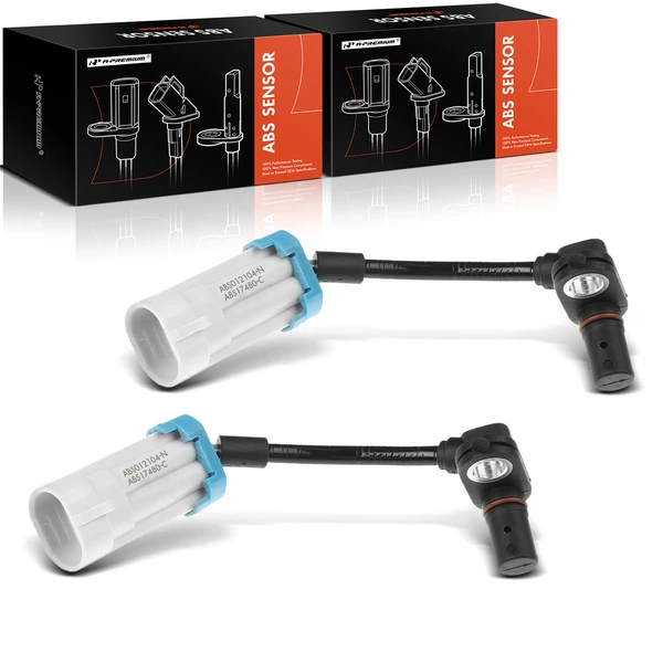 2 Pcs Front Driver & Passenger ABS Wheel Speed Sensor for 2007-2009 Chevrolet Equinox