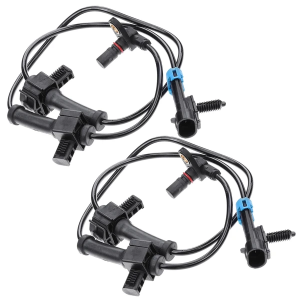 2 Pcs Rear Driver & Passenger ABS Wheel Speed Sensor for 2007-2013 Chevrolet Silverado 1500