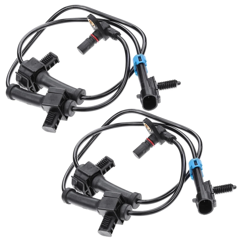 2 Pcs Rear Driver & Passenger ABS Wheel Speed Sensor for 2011 GMC Sierra 1500