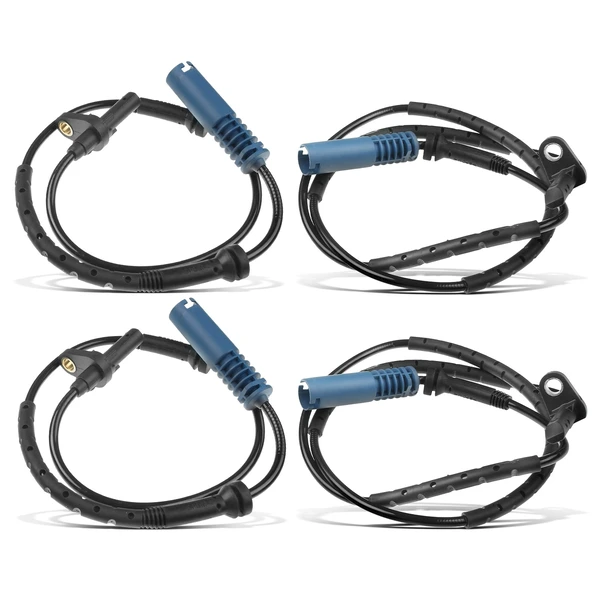 4 Pcs Front & Rear ABS Wheel Speed Sensor for 2006 BMW 330xi