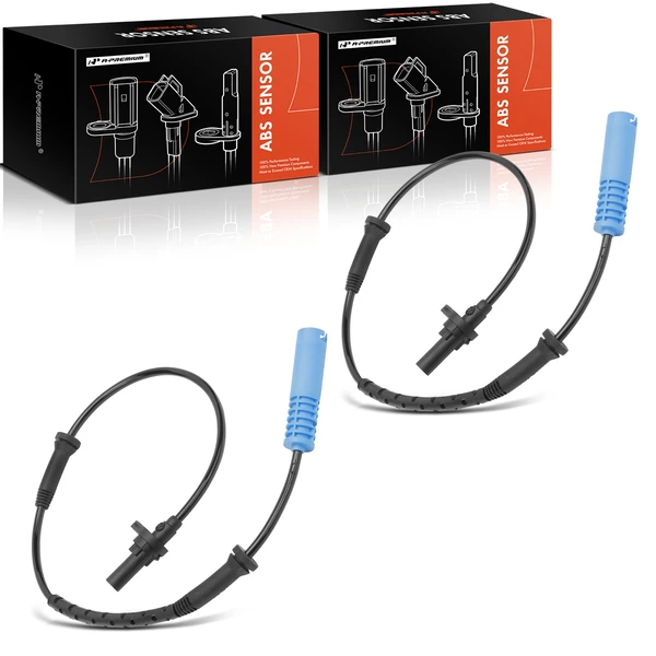 2 Pcs Front Driver & Passenger ABS Wheel Speed Sensor for 2009-2010 2012 BMW 335i xDrive