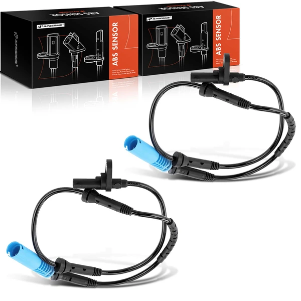 2 Pcs Front Driver & Passenger ABS Wheel Speed Sensor for BMW E60 528i xDrive 09-10