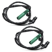 2 Pcs Rear Left & Right ABS Wheel Speed Sensor