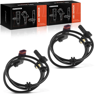 2 Pcs Rear Driver & Passenger ABS Wheel Speed Sensor