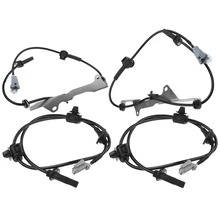 4 Pcs Front & Rear ABS Wheel Speed Sensor