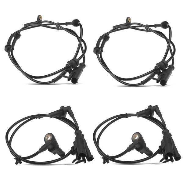 4 Pcs Front & Rear ABS Wheel Speed Sensor for Infiniti G25 2011-2012 G35 2007-2008