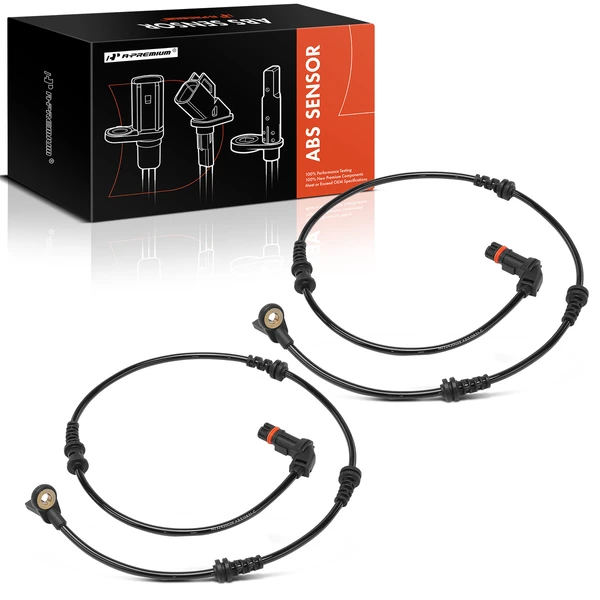 2 Pcs Front ABS Wheel Speed Sensor for R350 2006-2013 R320 2007-2009 R63 AMG
