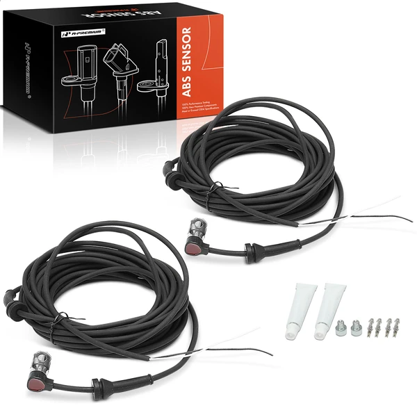 2 Pcs Rear ABS Wheel Speed Sensor for Land Rover Discovery 1999-2004