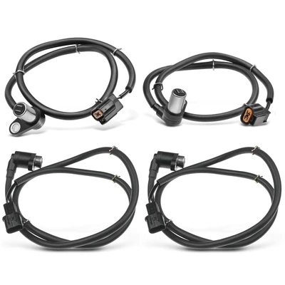 4 Pcs Front & Rear ABS Wheel Speed Sensor