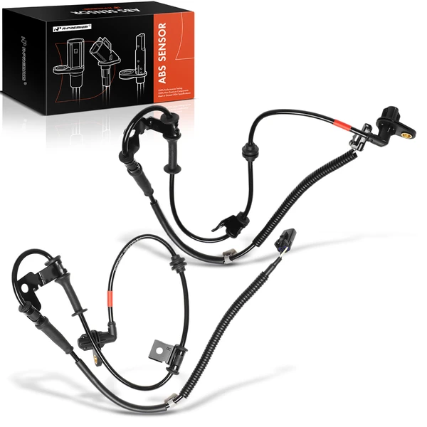 2 Pcs Front Driver & Passenger ABS Wheel Speed Sensor for Kia Rio 2012-2017 L4 1.6L