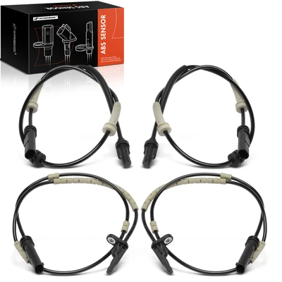 4 Pcs Front & Rear ABS Wheel Speed Sensor