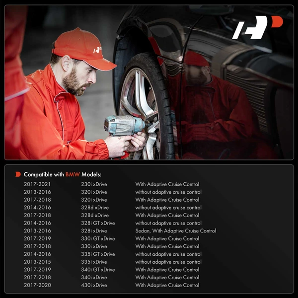 4 Pcs Front & Rear ABS Wheel Speed Sensor for BMW 230i xDrive 2017-2021 320i xDrive