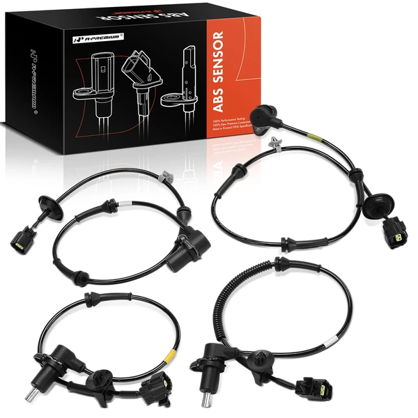 4 Pcs Front & Rear ABS Wheel Speed Sensor for Chevrolet Aveo Aveo5 Pontiac G3 Wave