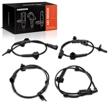 4 Pcs Front & Rear ABS Wheel Speed Sensors