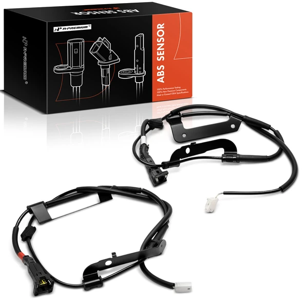 2 Pcs Rear Driver & Passenger ABS Wheel Speed Sensor Wire Harness for Kia Sorento Hyundai