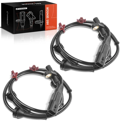 2 Pcs Rear Driver & Passenger ABS Wheel Speed Sensor