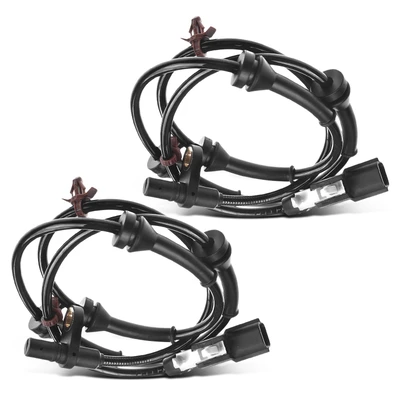 2 Pcs Rear Driver & Passenger ABS Wheel Speed Sensor