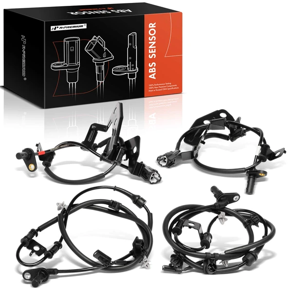 4 Pcs Front & Rear ABS Wheel Speed Sensor for Hyundai Santa Fe 2013-2018 Santa Fe XL