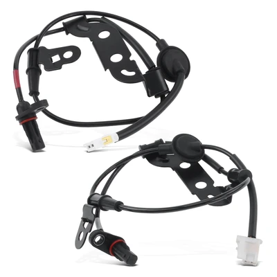 2 Pcs Rear Driver & Passenger ABS Wheel Speed Sensor
