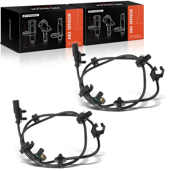 2 Pcs Rear Driver & Passenger ABS Wheel Speed Sensor for 2007-2008 Chrysler Pacifica