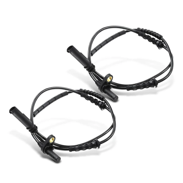 2 Pcs Front Driver & Passenger ABS Wheel Speed Sensor for 2013-2014 BMW 750i