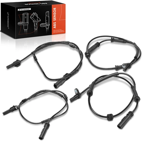 4 Pcs Front & Rear ABS Wheel Speed Sensor for 2013-2018 BMW 320i xDrive
